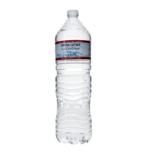 Ortery photography example grocery product clear water bottle shot in PhotoBench 280 on a transparent background